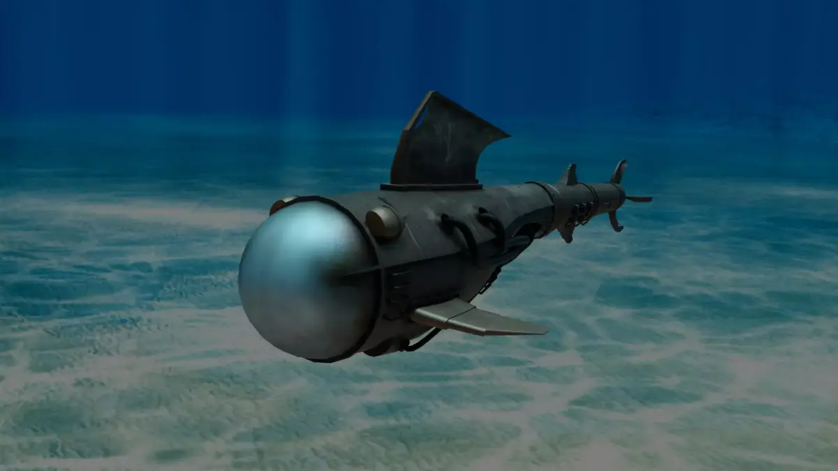 Steampunk  submarine Low-poly 3D model
