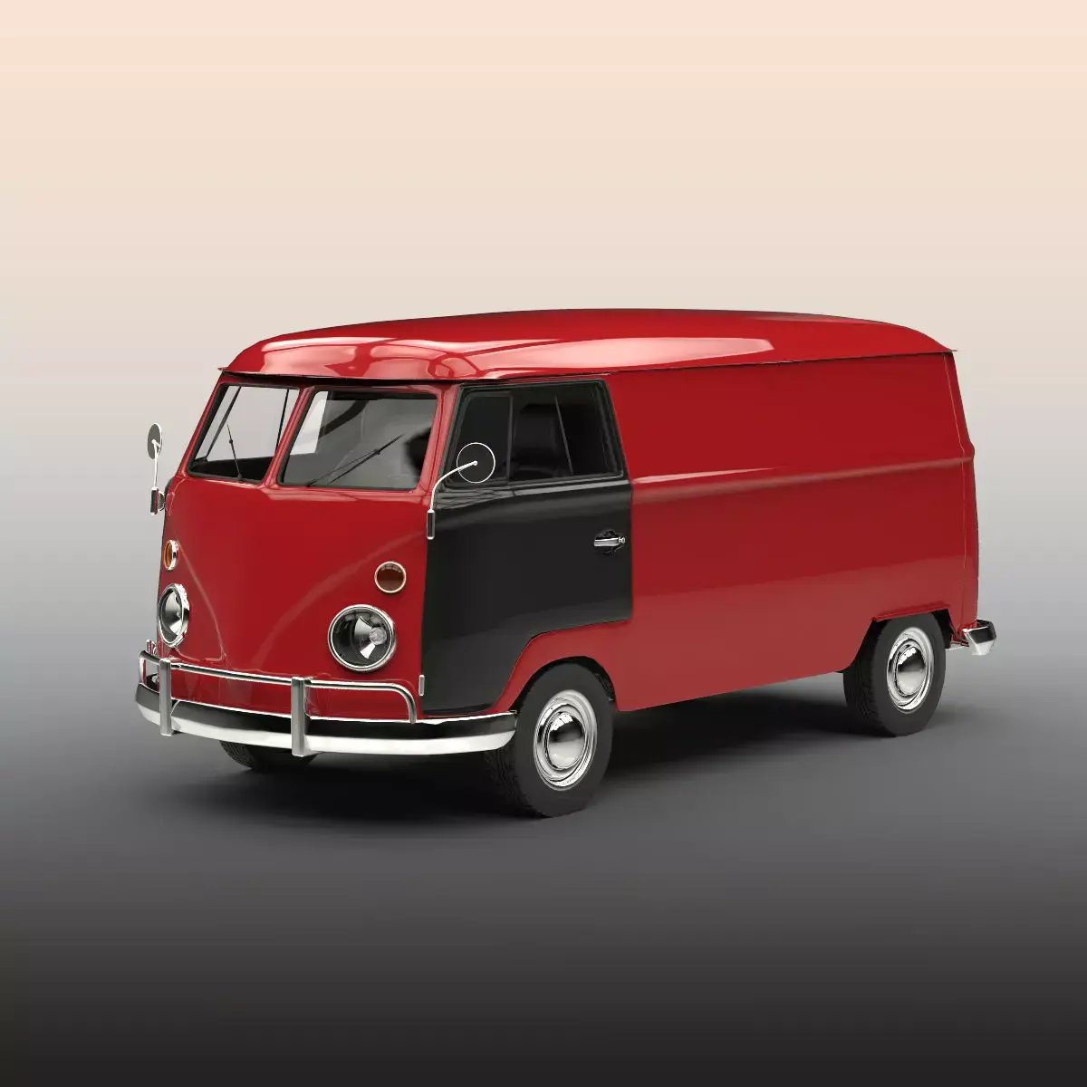 Old van 3D model