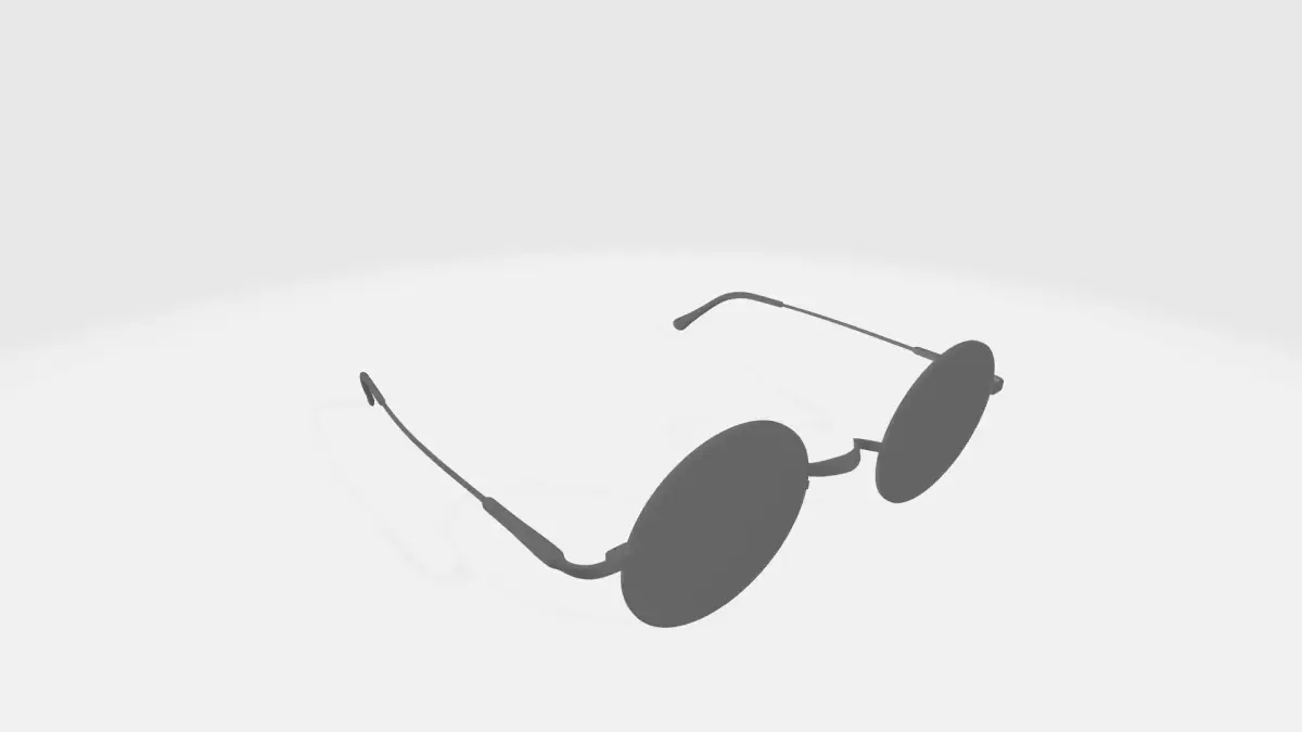 glasses pair of sunglasses 3D model