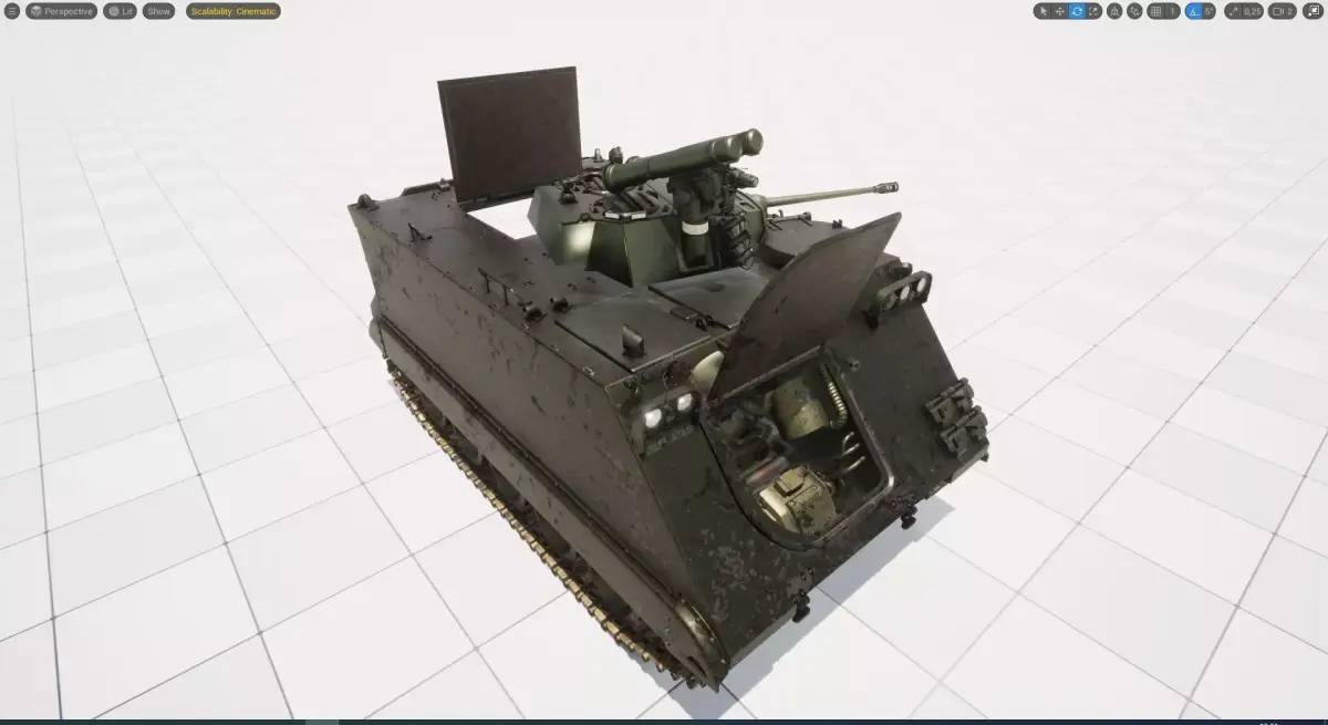 M-113 APC Carrier 3D model