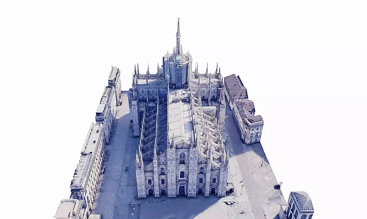 Milan Cathedral Low-poly 3D model purchase