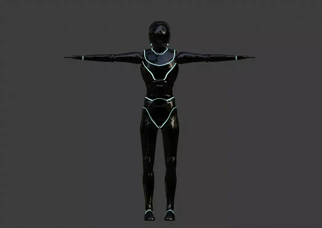 Sci Fi Woman Free 3D model