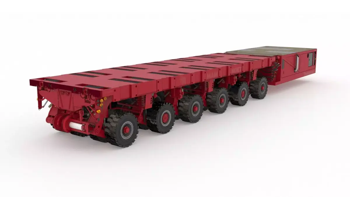 Mammoet Self Propelled Modular Rigging 3D model
