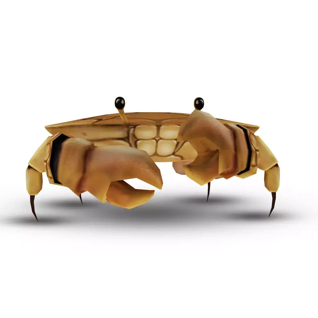 3D Crab Low-poly 3D model