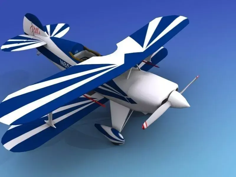 Pitts Special 3D model 4