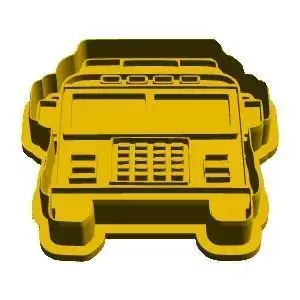 Fire Truck cookie cutter 3D model purchase