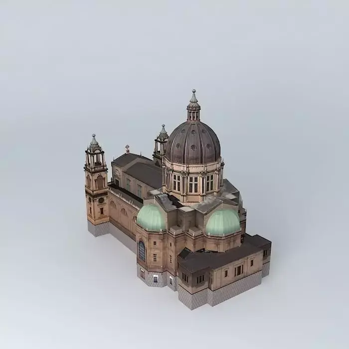 Metropolitan Cathedral of Porto Alegre Free 3D model