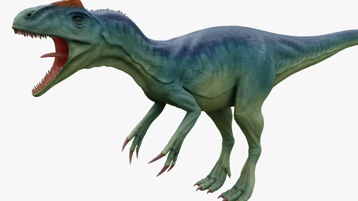 Dinosaur Allosaurus Low-poly 3D model