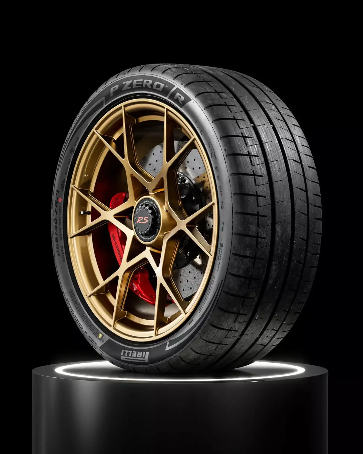 Pirelli R 265 40 ZR21 105Y 3D model