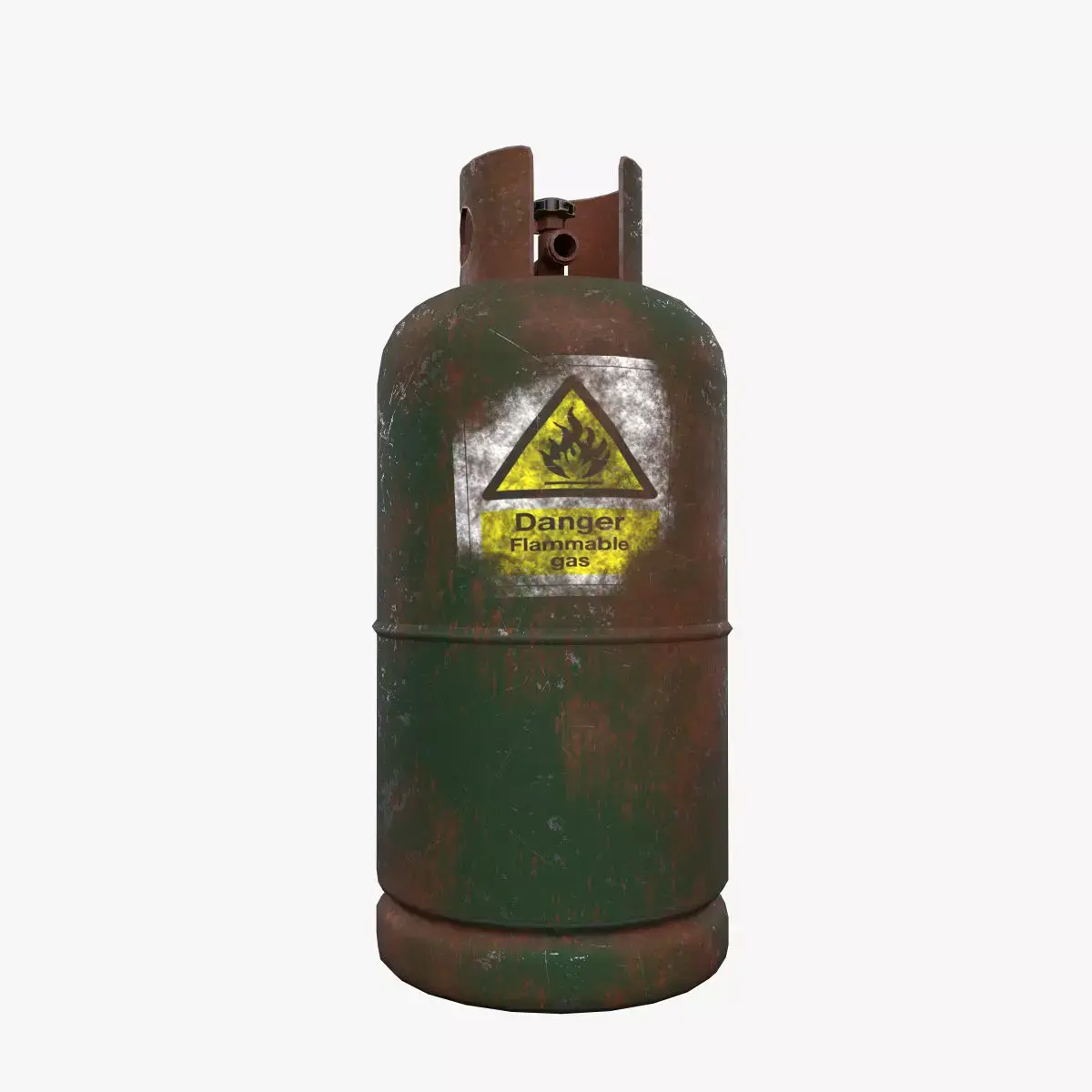 Cylinder Low-poly 3D model
