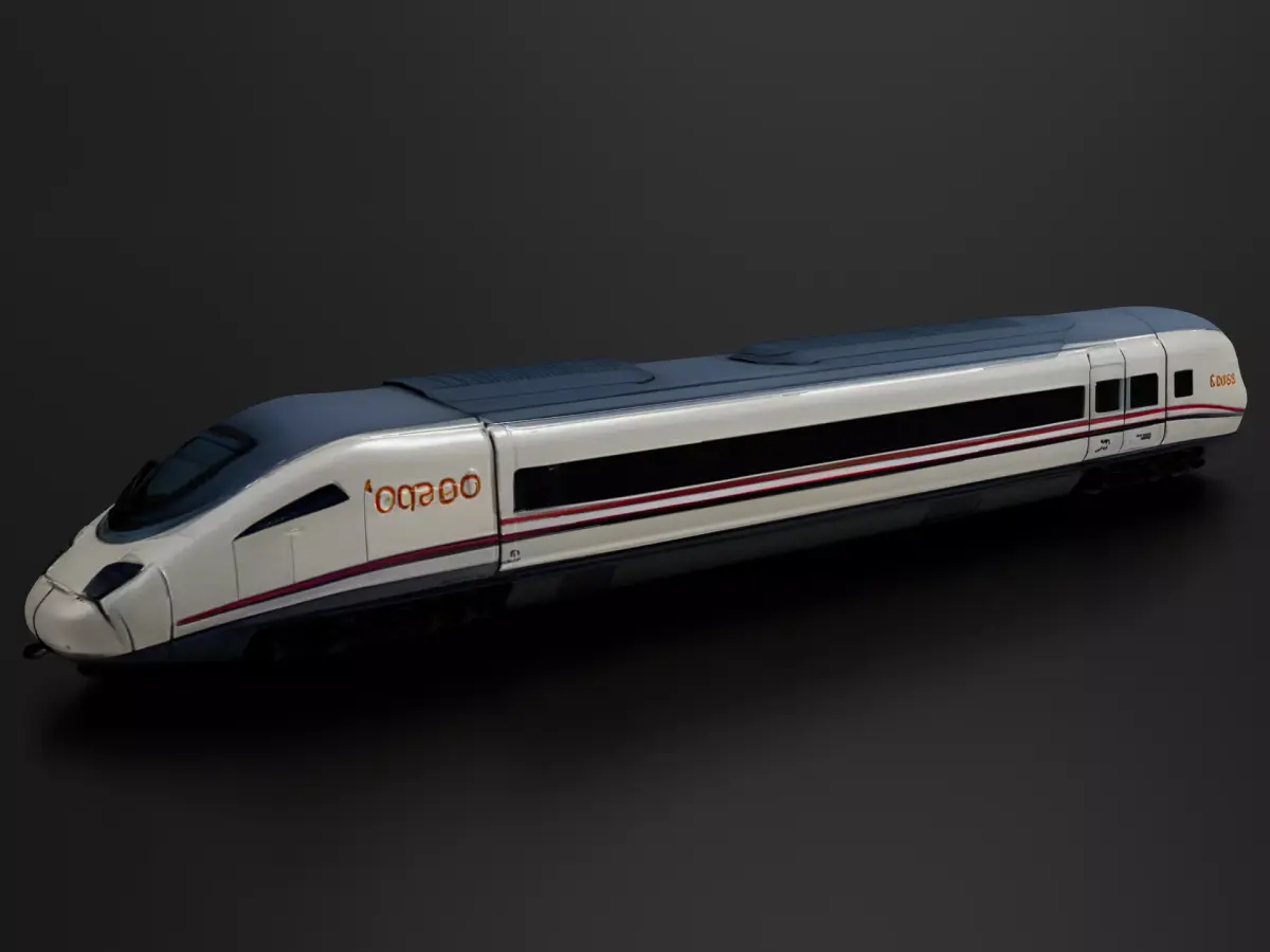 Siberian Train Long Distance Train 3D print model