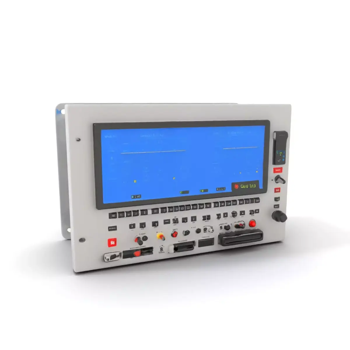 Industrial Control Panel Interface Model Pack Low-poly 3D model