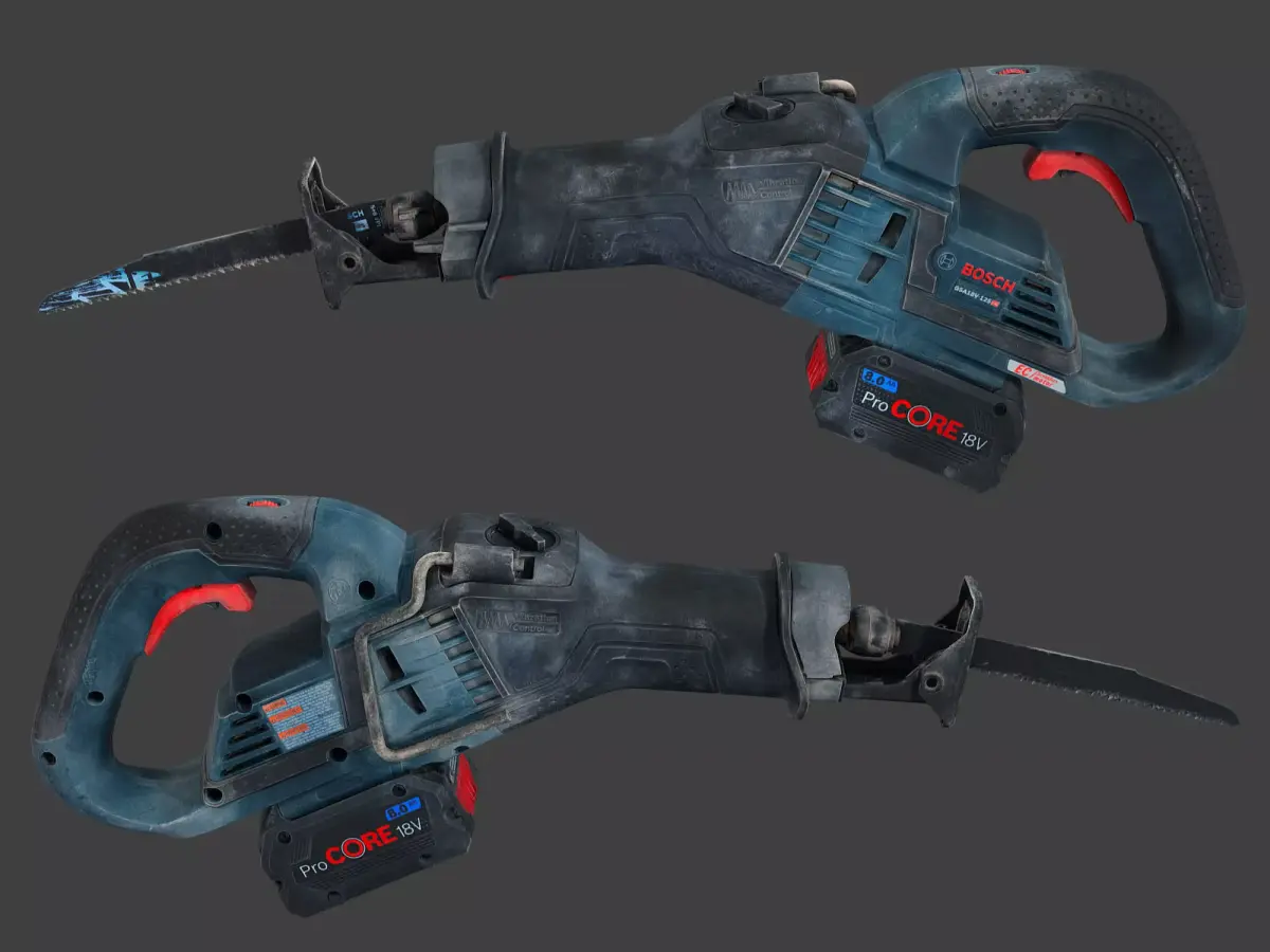 BOSCH GSA 18-V RAW Scan 3D model