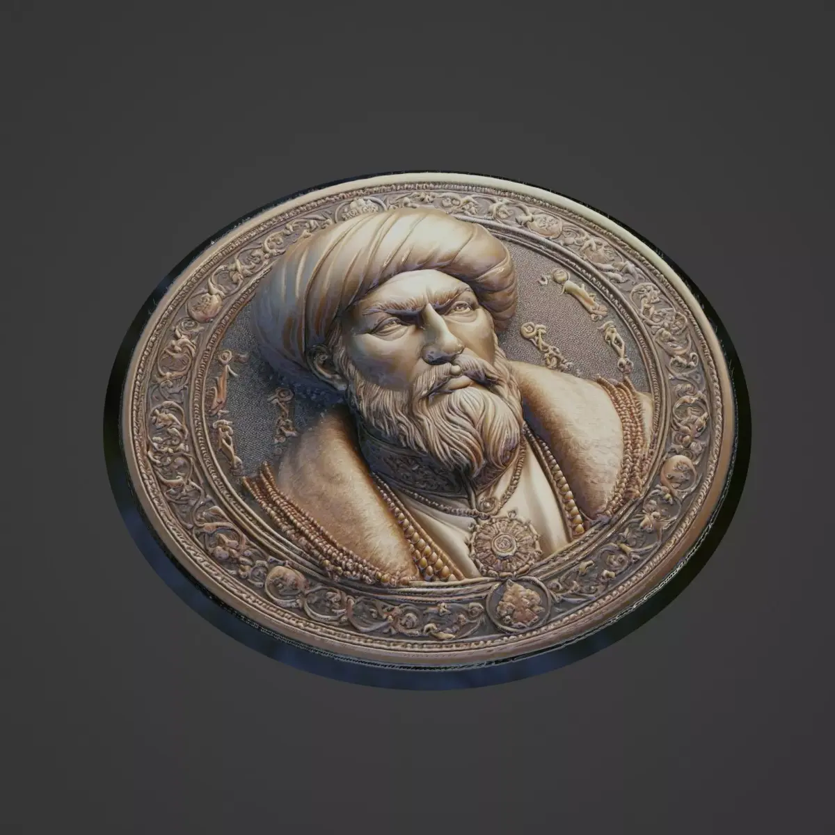 Mehmed the Conqueror Medallion 3D print model