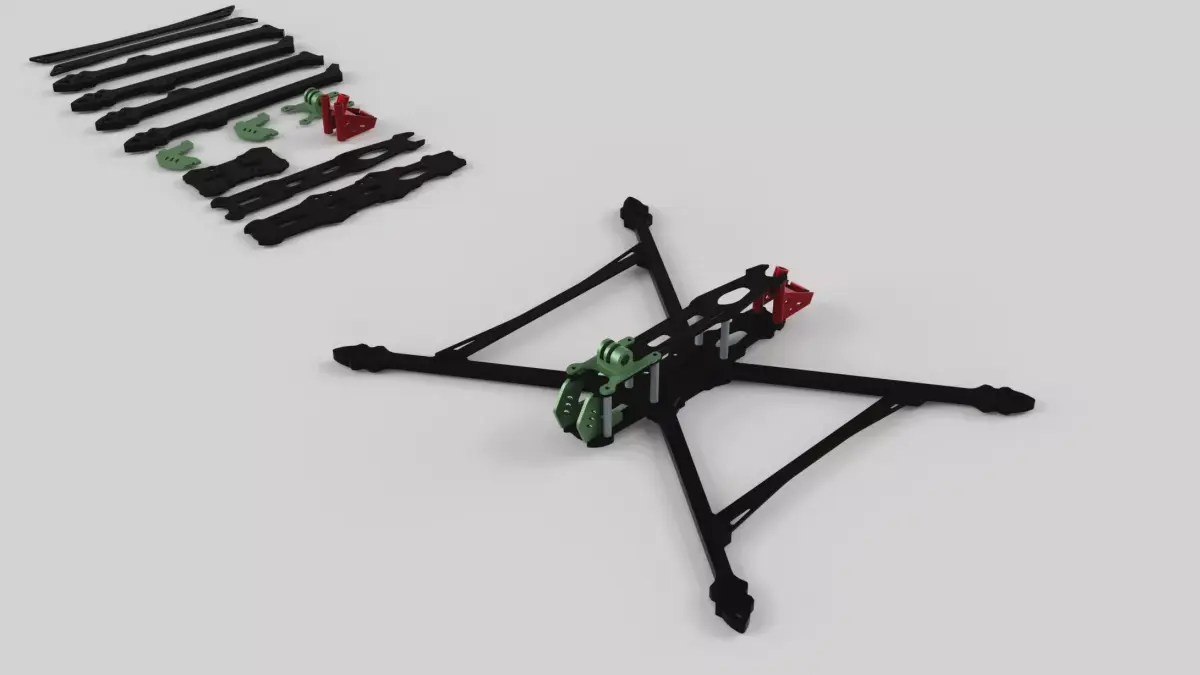 FPV Drone Frame Kit 3D print model purchase