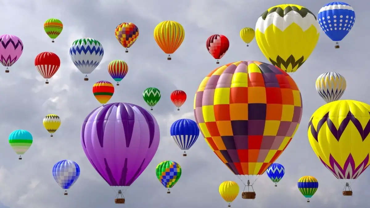 Hot Air Balloon model 3D model purchase