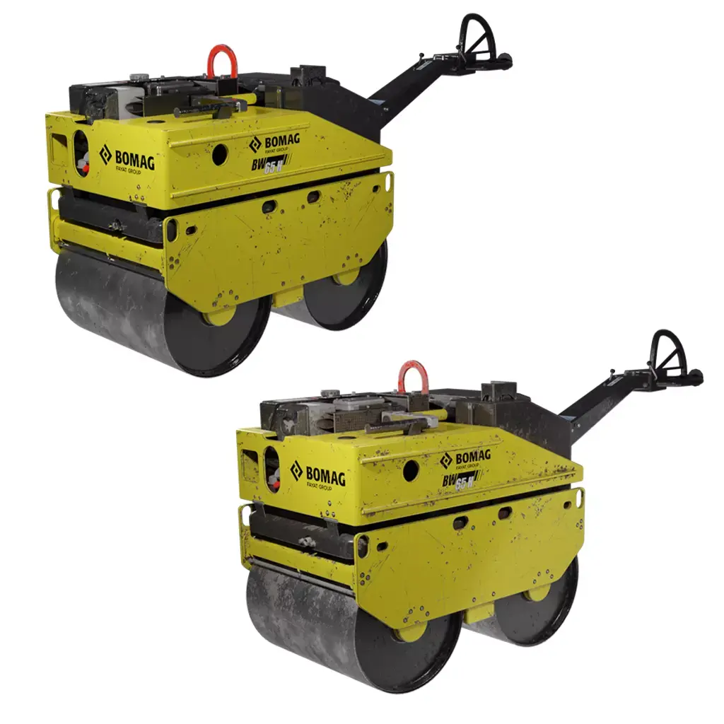 Vibrating Roller Bomag BW 65H 3D model
