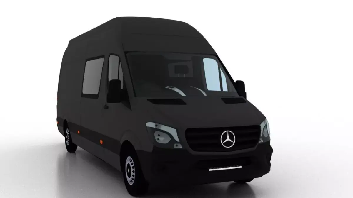Mercedes Benz Sprinter L3H3 2015 Crew Van UK 3D model