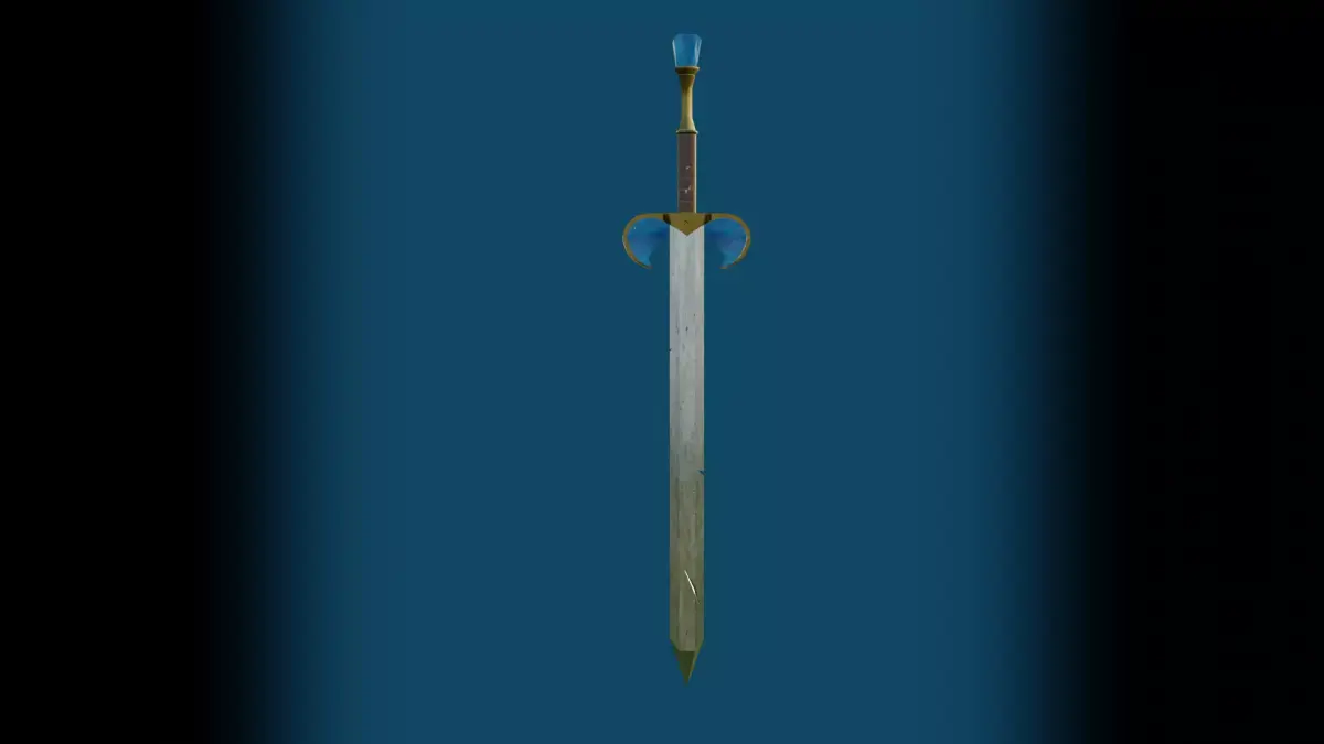 Angel Sword Low-poly 3D model get