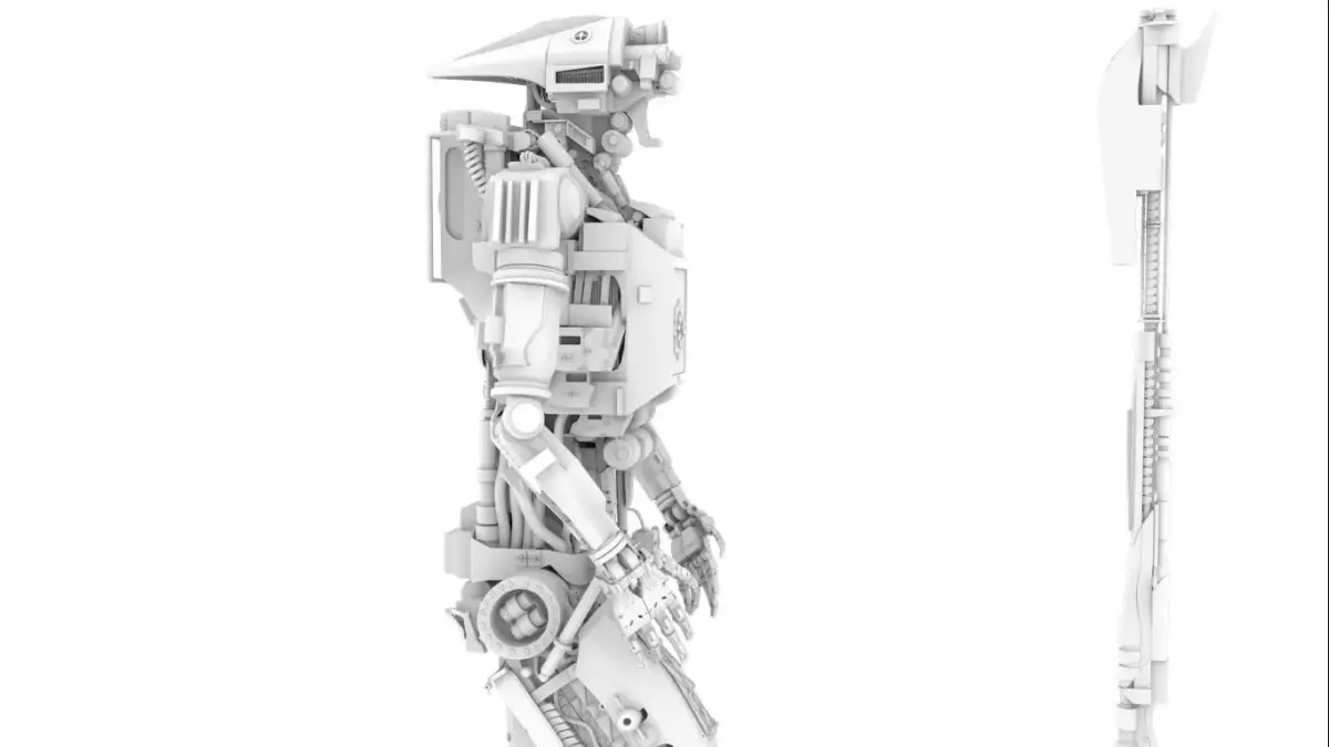Hightop Droid 3D model