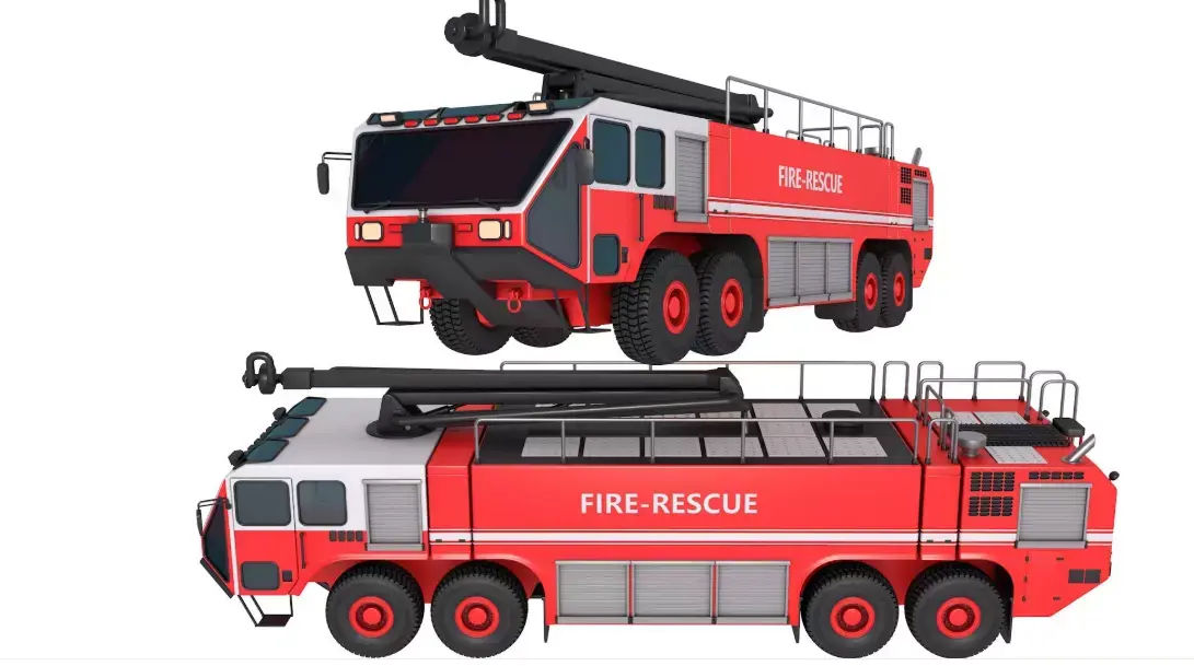 Fire Rescue Truck 3D model purchase