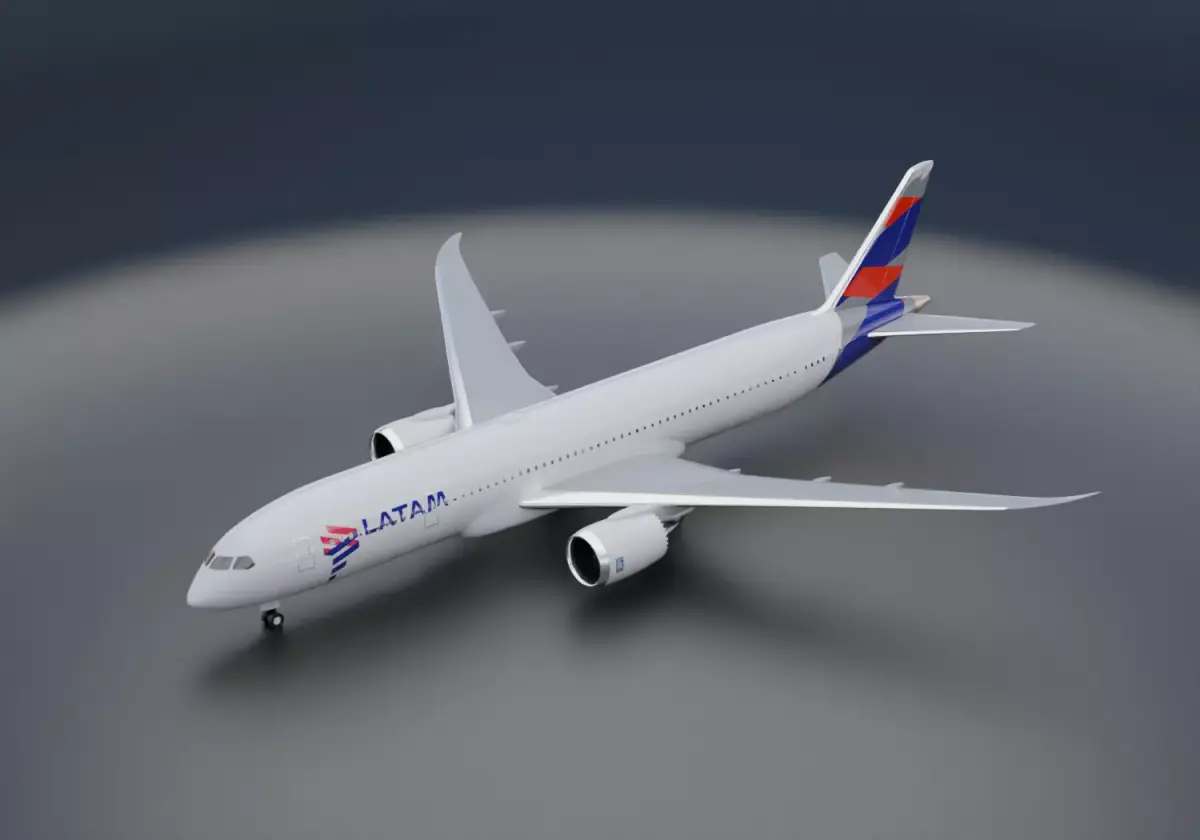 Boeing 787-9 LATAM 3D model