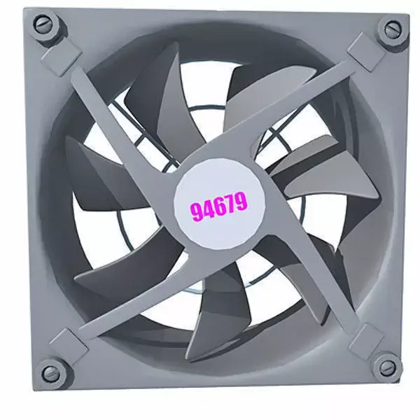 Small Computer Fan 3D model