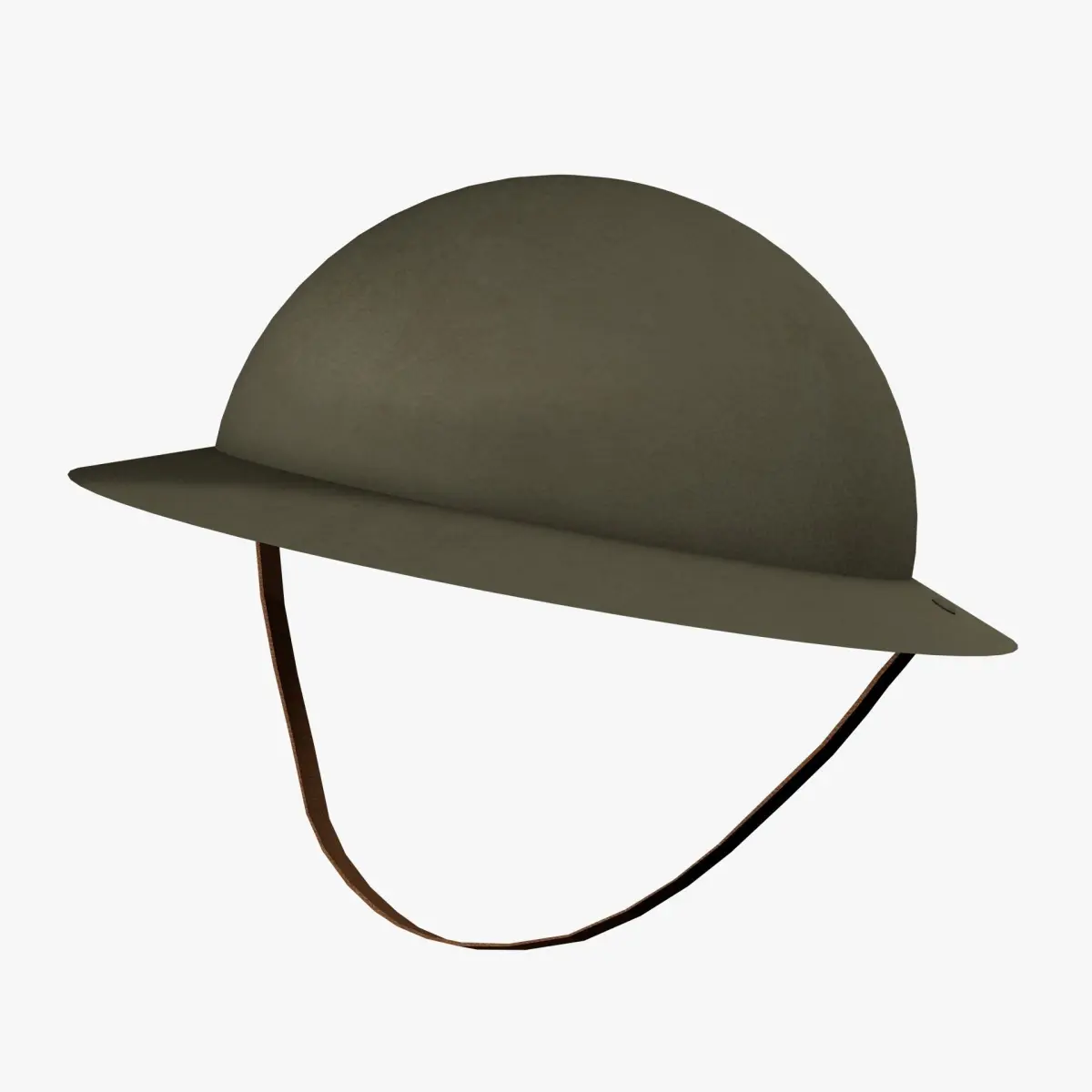 Brodie Helmet M1917 Low-poly 3D model