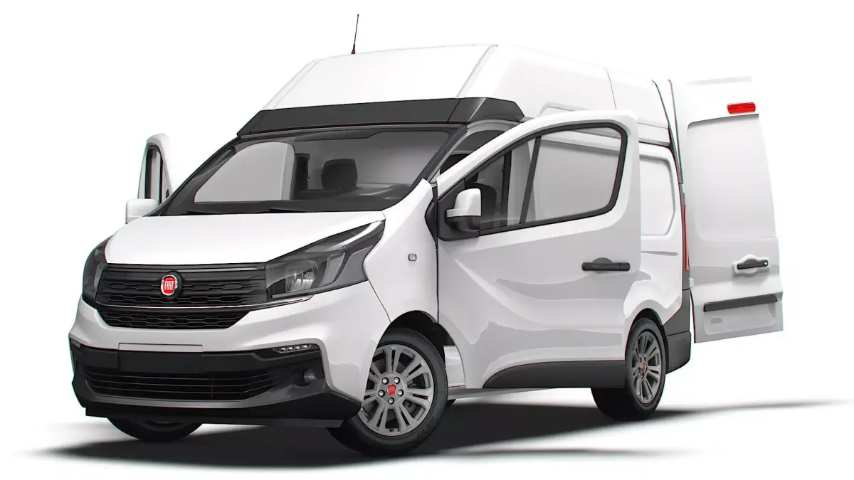 Fiat Talento Van L1H2 HQInterior 2021 3D model