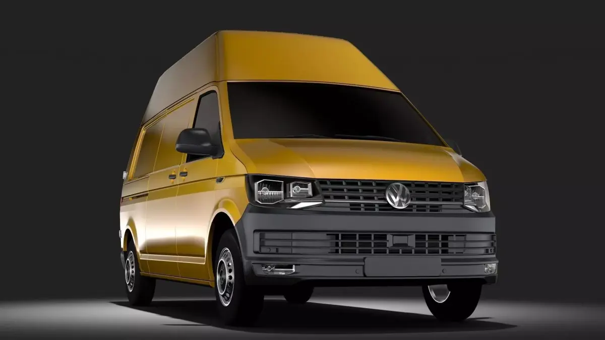 Volkswagen Transporter Van L2H3 T6 2017 3D model