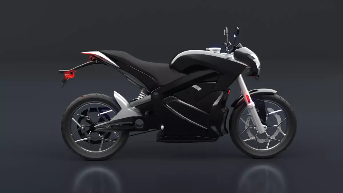 Motorcycle futuristic electric 3D model