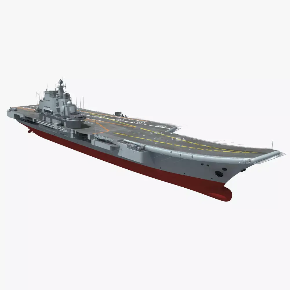 Chinese Liaoning Aircraft Carrier 3D model