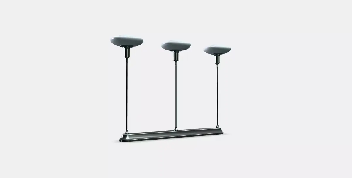 TALLBYN Pendant lamp with 3 lamps 3D model