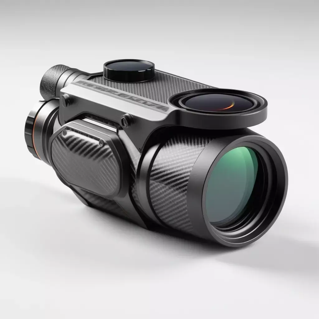 HighTech Night Vision Tactical Monocular 3D model