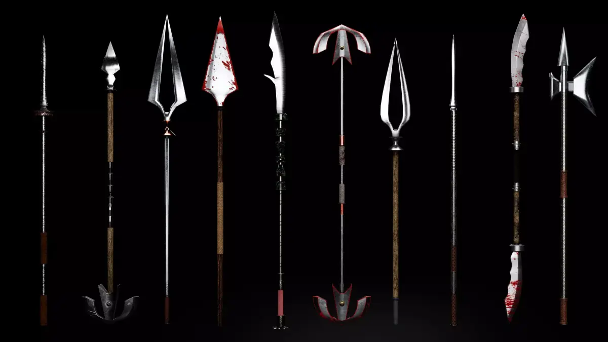 Spear 3D model get
