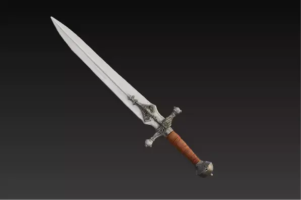Medieval Infantry Spear  Realistic 3D Model Low-poly 3D model