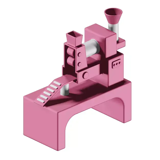 Food Processing Machinery Toy 3D model