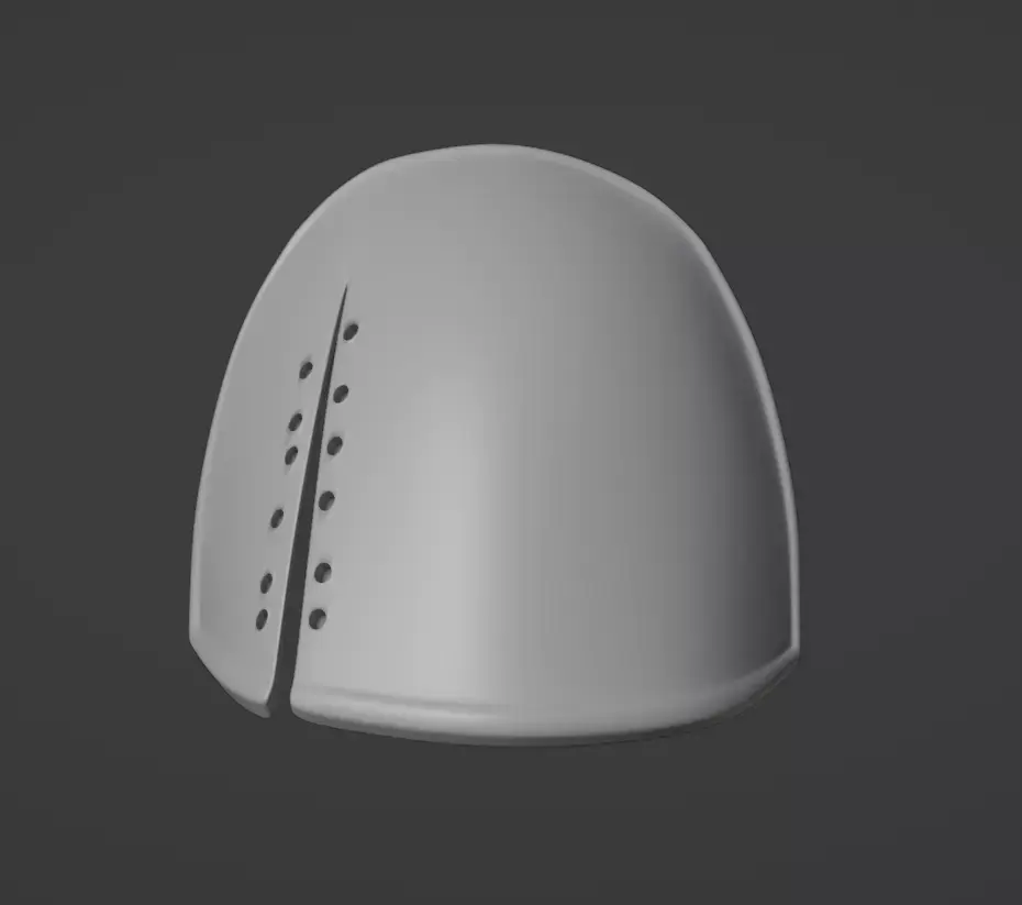 Hiccup Leather Shoulder Armor 3D print model
