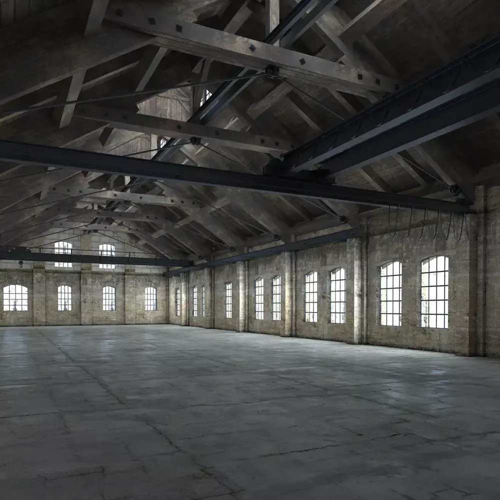 Warehouse Converted Mill 3D model
