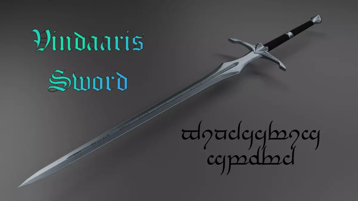 The Vindaaris Sword 3D model