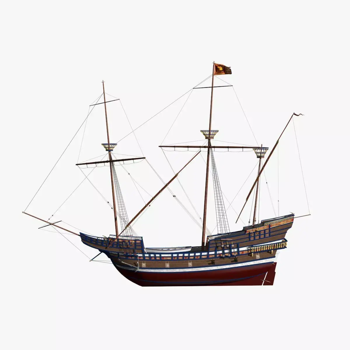 Venice War Ship 1550 3D model