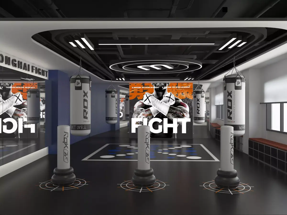 Boxing Gym Low-poly 3D model purchase