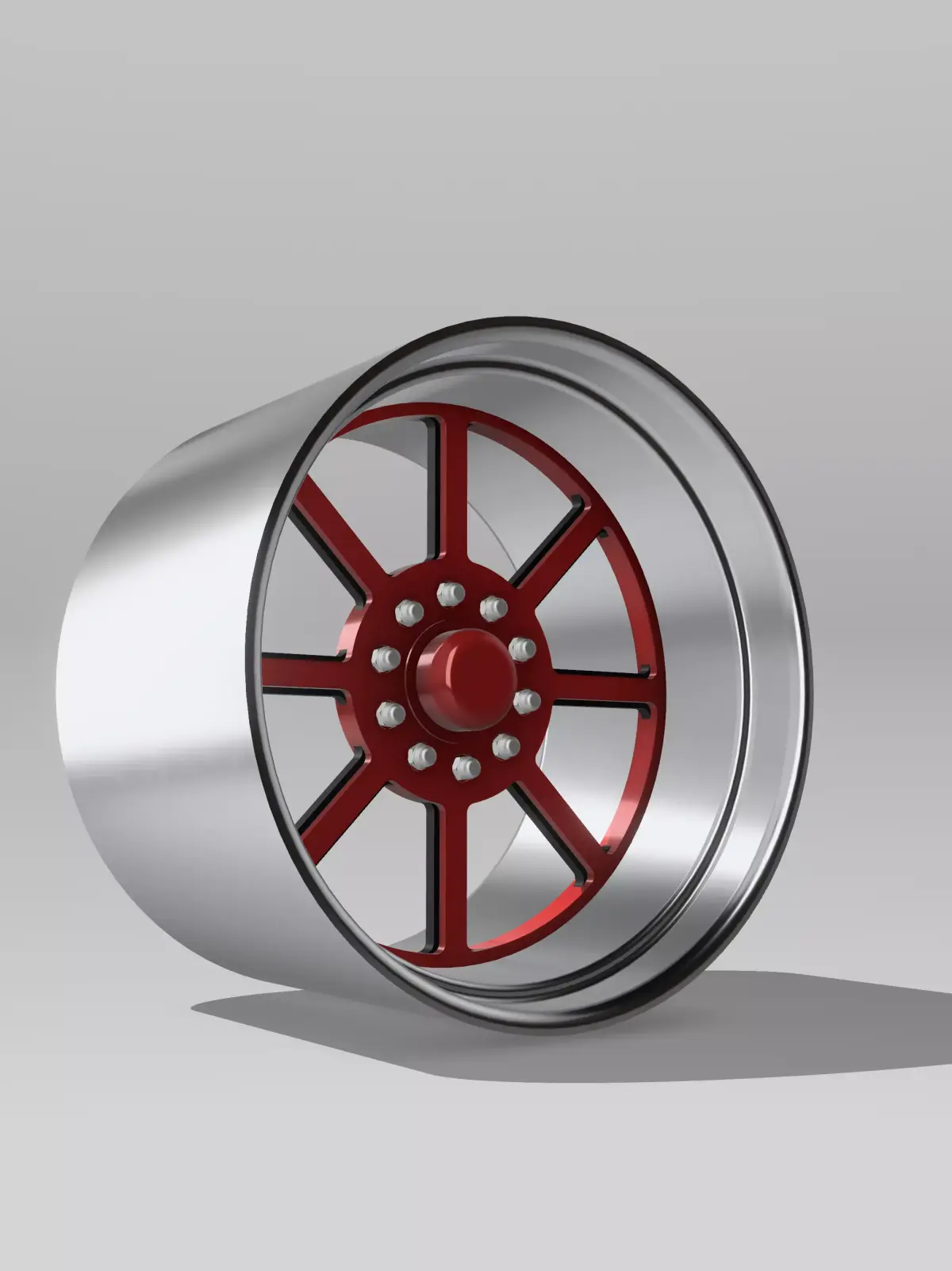 Swamper Mud Truck Wheels 40 inch Chaser 3D print model
