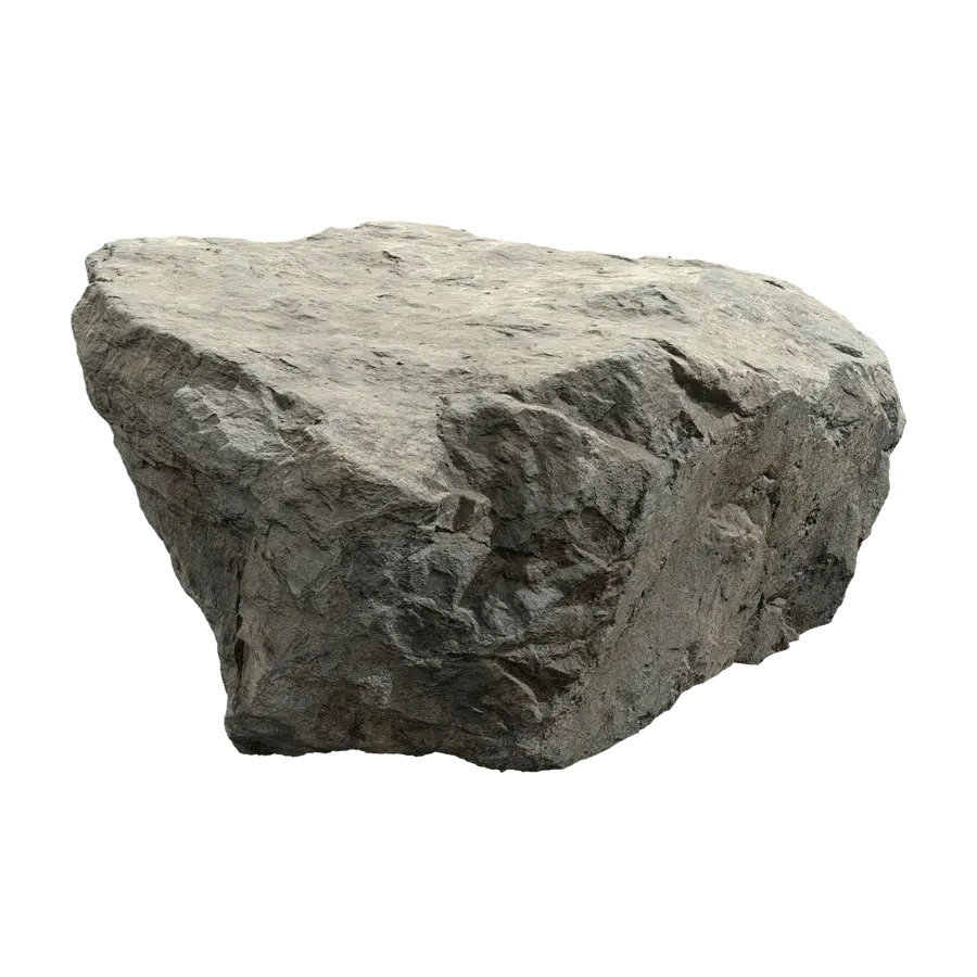 Cool Toned Flat Top Jagged Large Rock Boulder Model  purchase