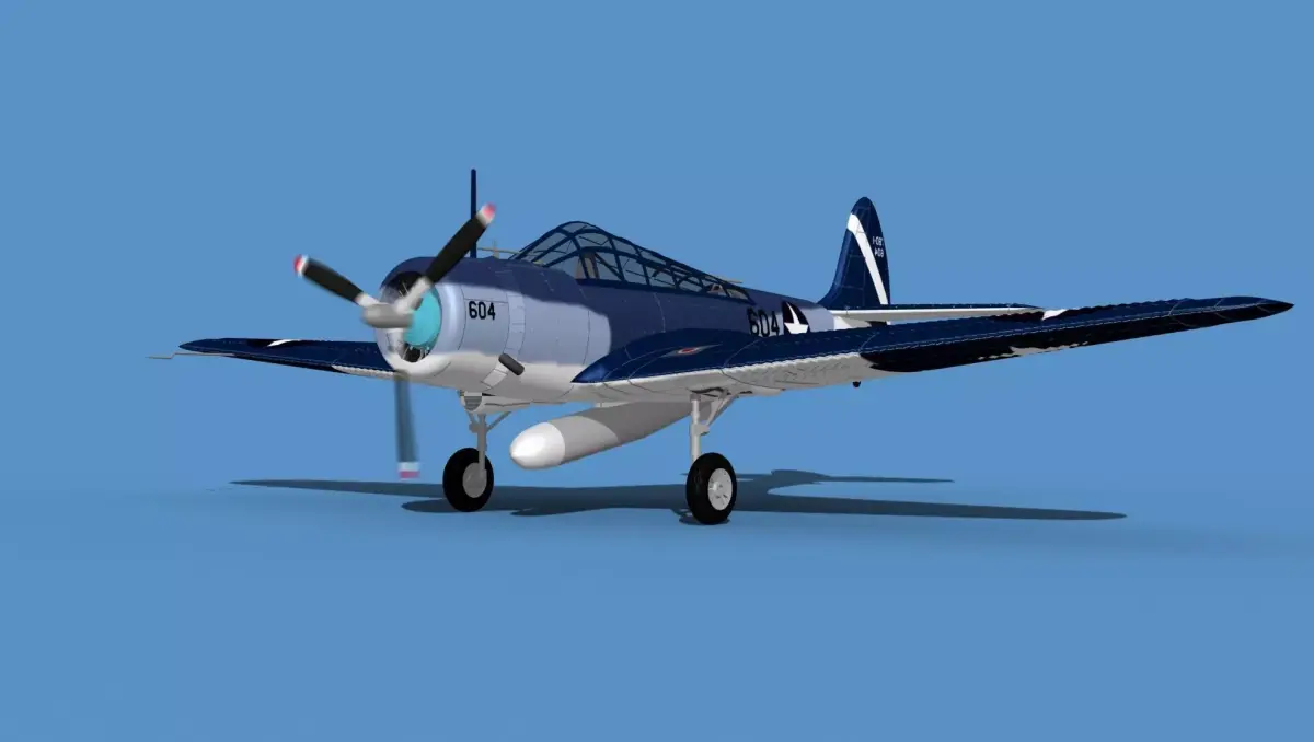 Douglas TBD-1 Devestator V17 3D model