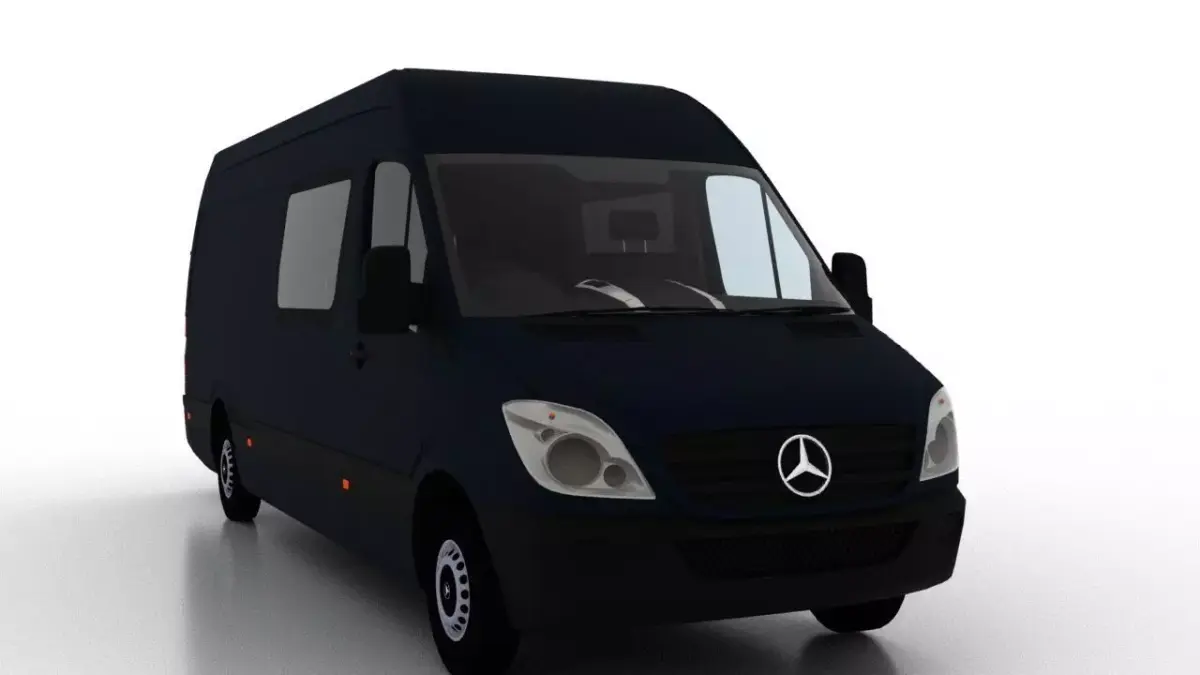 Mercedes Benz Sprinter L3H2 2009 Crew Van UK 3D model