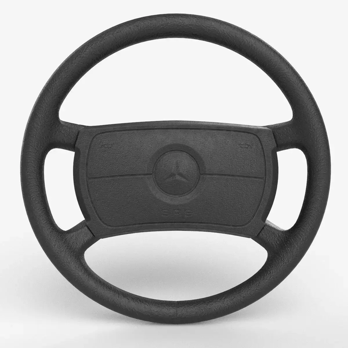 Mercedes-Benz 300 Series Steering Wheel Low-poly 3D model