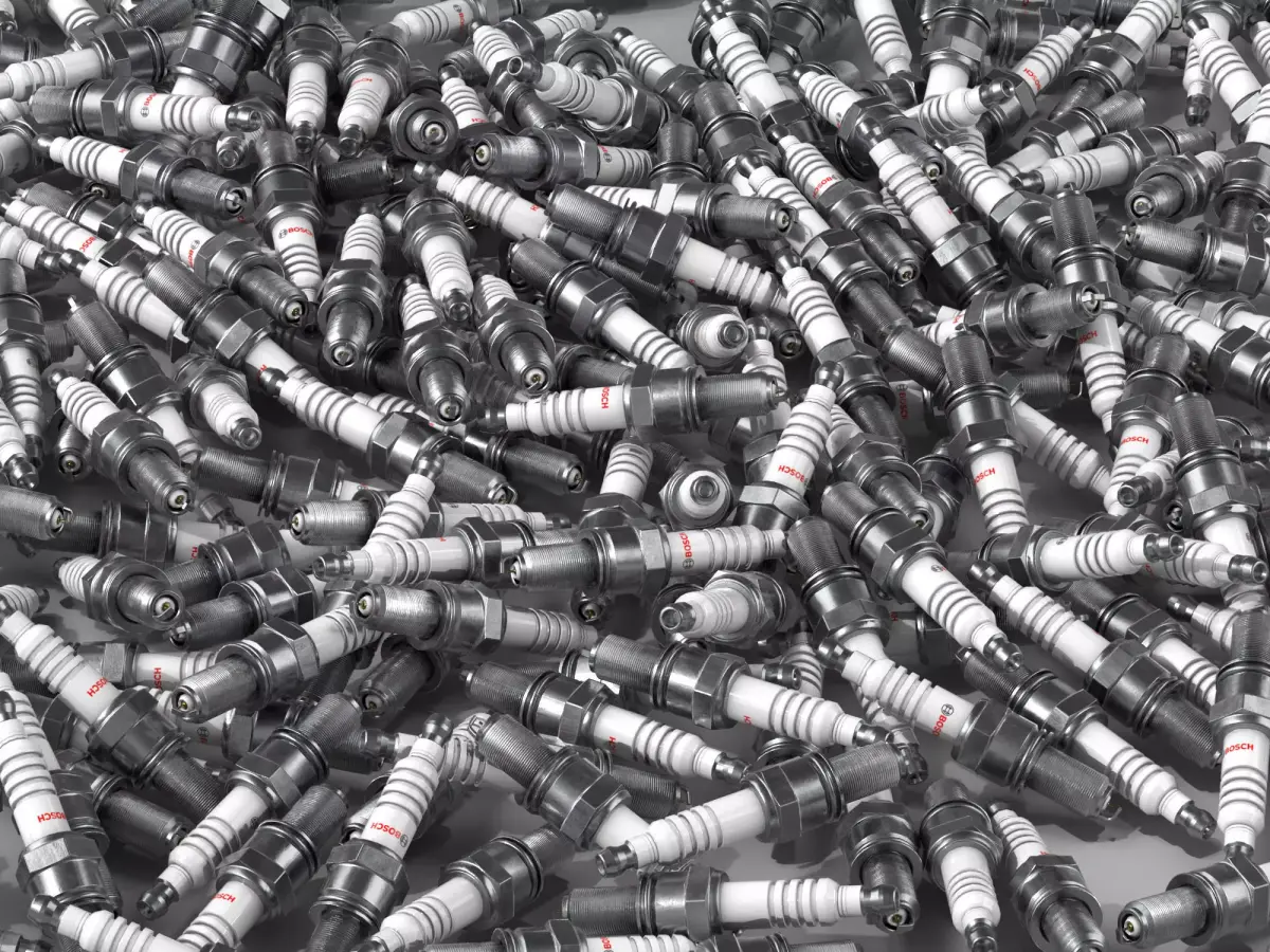 Spark plug Low-poly 3D model