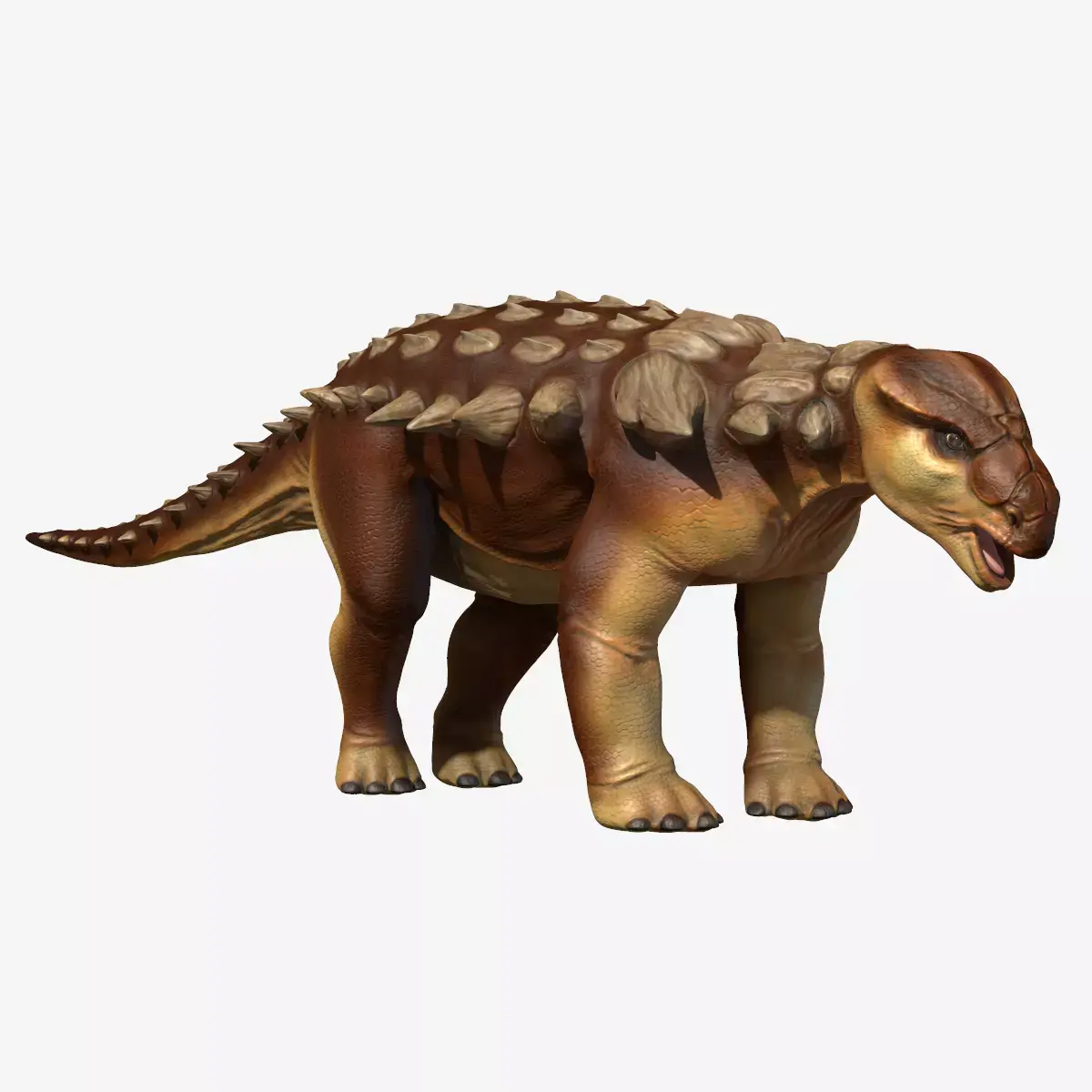 Edmontonia dinosaur Low-poly 3D model