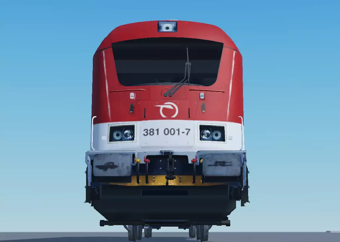 ZSSK 381 001-7 Free low-poly 3D model